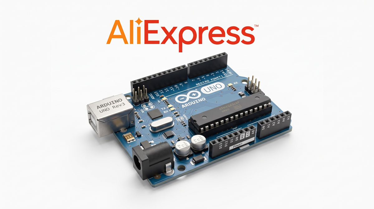ការណែនាំទិញ Arduino Uno និងបន្ទះ microcontroller នៅលើ AliExpress